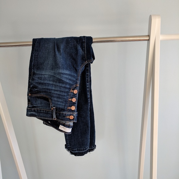 LOFT Denim - Loft • Modern Skinny Button Front High Rise Jeans